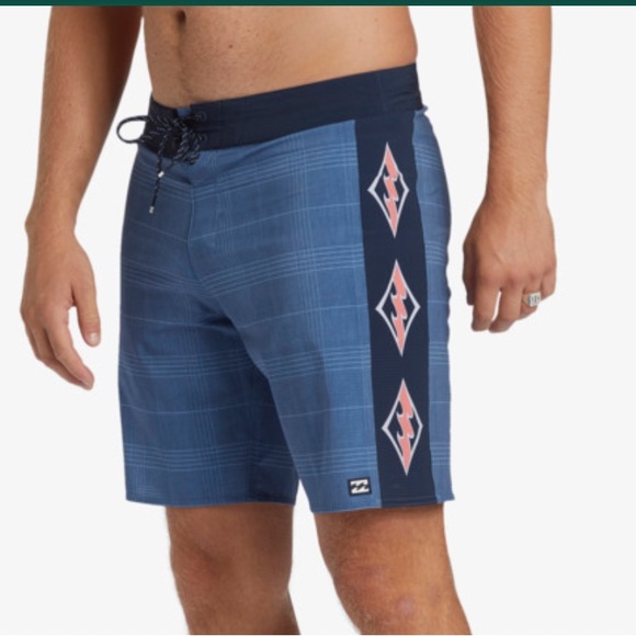 Billabong 31 Boardshorts D Bah Airlite mid length Board Shorts in smoke blue NWT